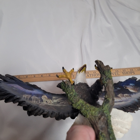 Bradford Exchange Eagle Wall Hanging Mystic Guardians by Robin Koni 2005 - Picture 12 of 13